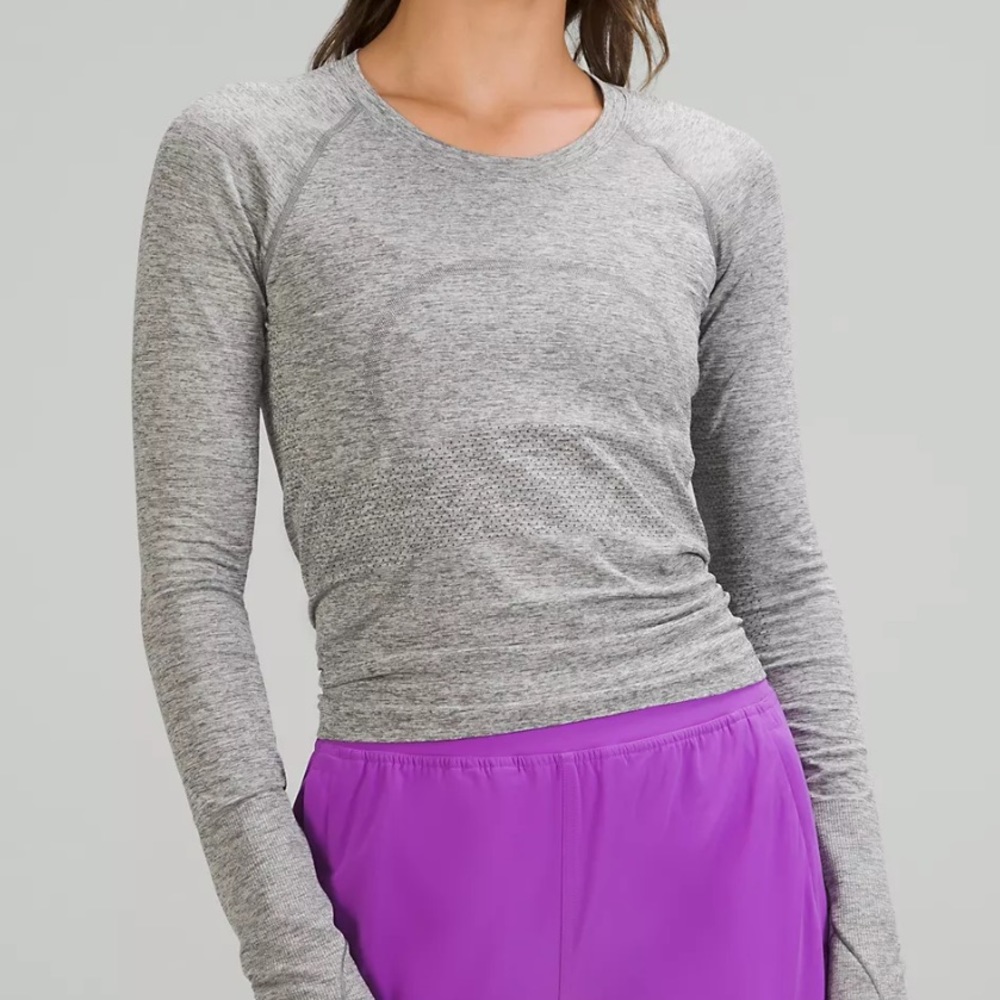 Lulu Lemon Swiftly Tech Long Sleeve - Grey